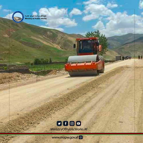 سمنګان: د دره صوف – شباشک کان سړک رغنیزې چارې په چټکۍ سره روانې دي