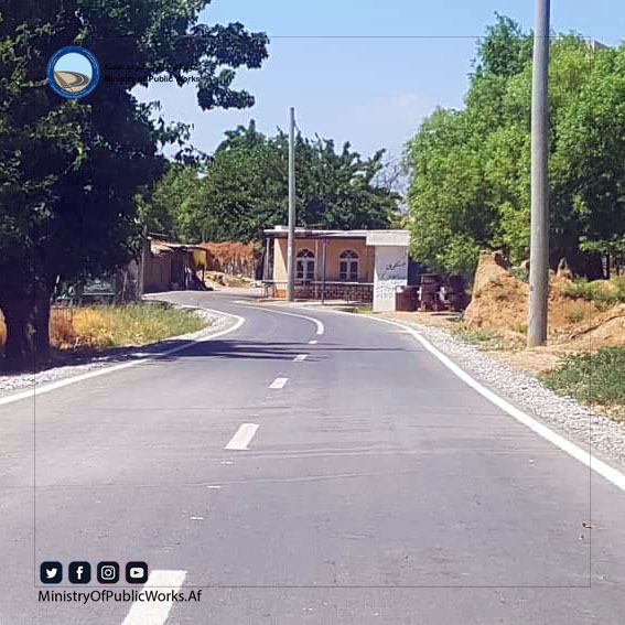 کار اعمار و ساختمان بخش سوم سرک دانش – پل مغان عنقریب تکمیل میگردد 