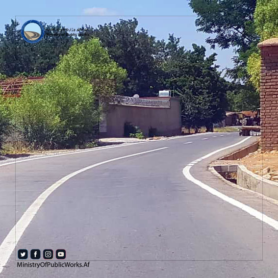 کار اعمار و ساختمان بخش سوم سرک دانش – پل مغان عنقریب تکمیل میگردد 