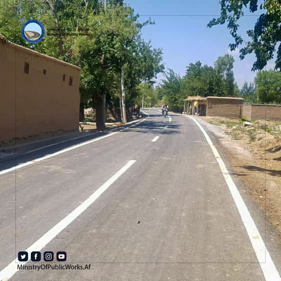 کار اعمار و ساختمان بخش سوم سرک دانش – پل مغان عنقریب تکمیل میگردد 