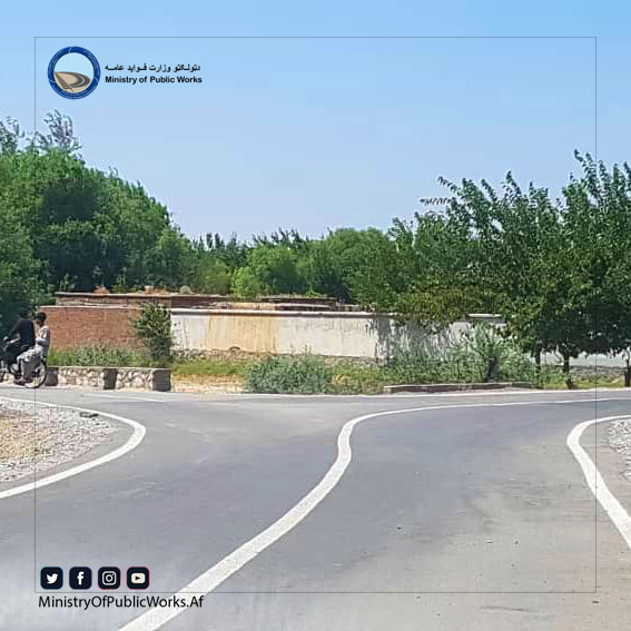 کار اعمار و ساختمان بخش سوم سرک دانش – پل مغان عنقریب تکمیل میگردد 