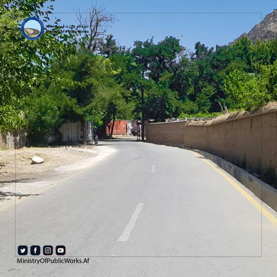 کار اعمار و ساختمان بخش سوم سرک دانش – پل مغان عنقریب تکمیل میگردد 