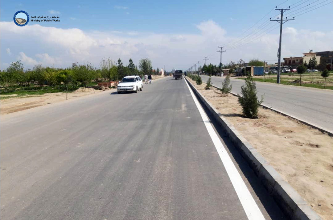 د کندوز له سر دوره تر هوایي ډګر پورې د سړک جوړلو کار بشپړ او ګټي اخیستنې ته چمتو دی