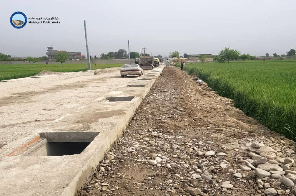 The Punzaia village's road has 47% work progress