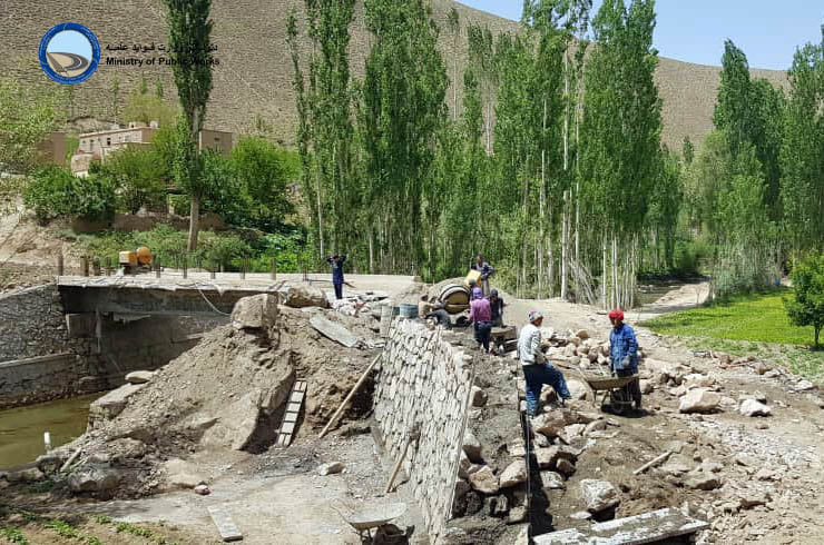 Bamyan: The Bridge and 300 –meter road In Waras District, reaches 92% of progress