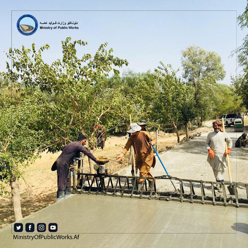 Kapisa: Construction of 5.66 Km road in Hesa II district reaches 60% progress
