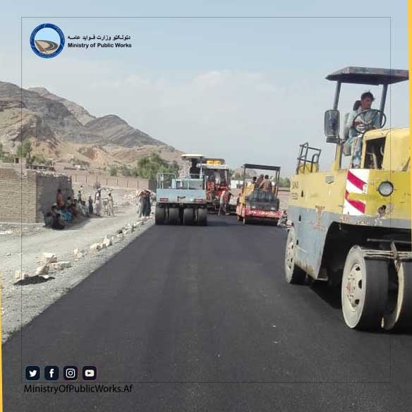 The “Hijart Kalai” road project reaches asphalting phase, with 55% over-all progress