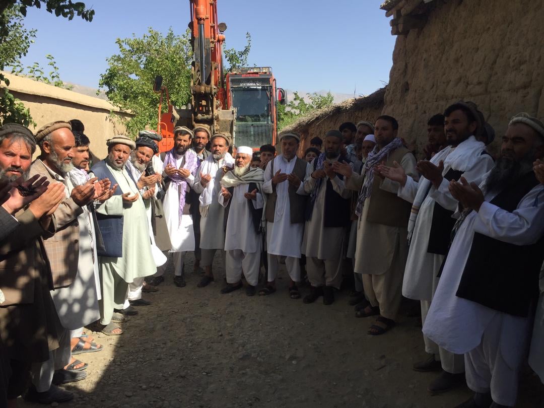 Construction of a 2.5-kilometer road in Parwan province has begun