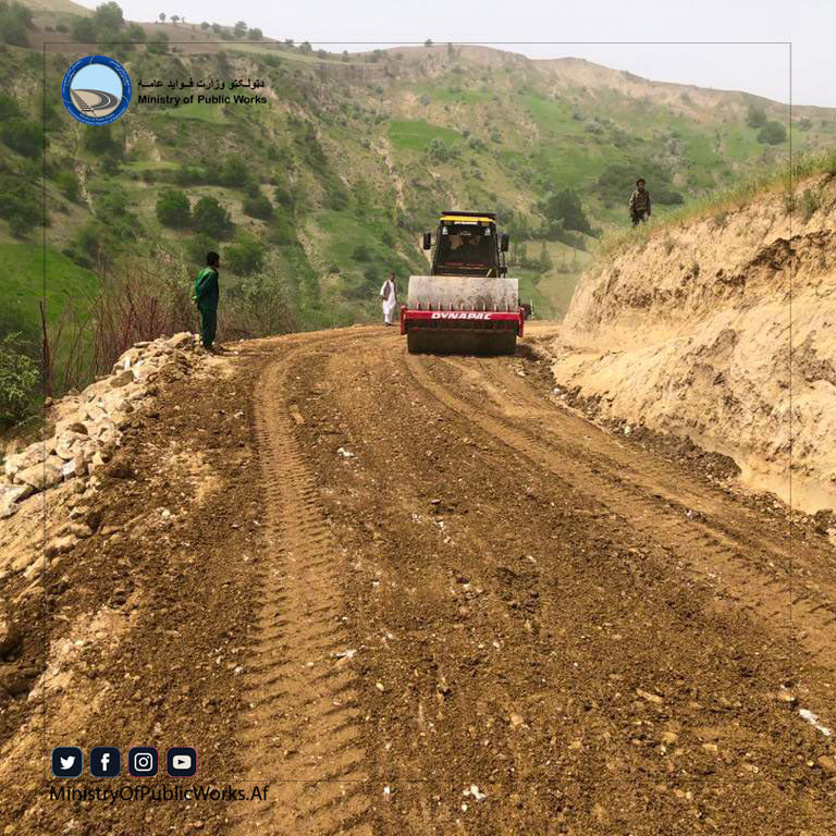 Badakhshan: Construction of a 10 km road in Yaftal Bala district reaches 97% progress