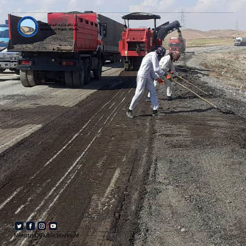 Maintenance of 6.98 km part of Kabul-Kandahar highway completed