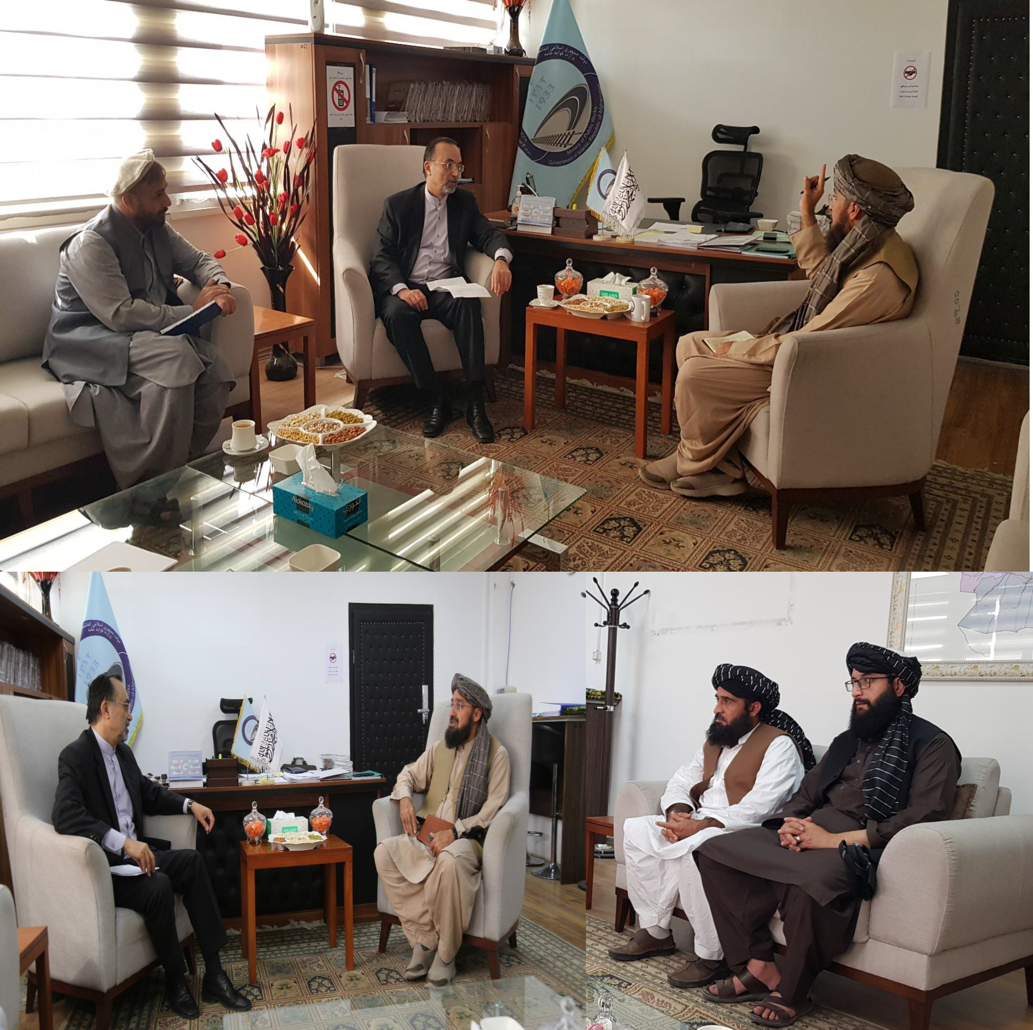 نشست معینان وزارت فوایدعامه با مستشار اقتصادی سفارت ایران