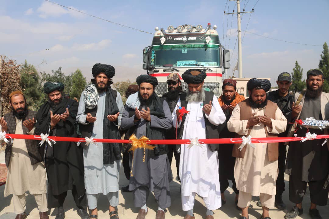 په پروان کې د یوې پایې تلې د نصبولو کار بشپړ او ګټي اخیستنې ته وسپارل شوه