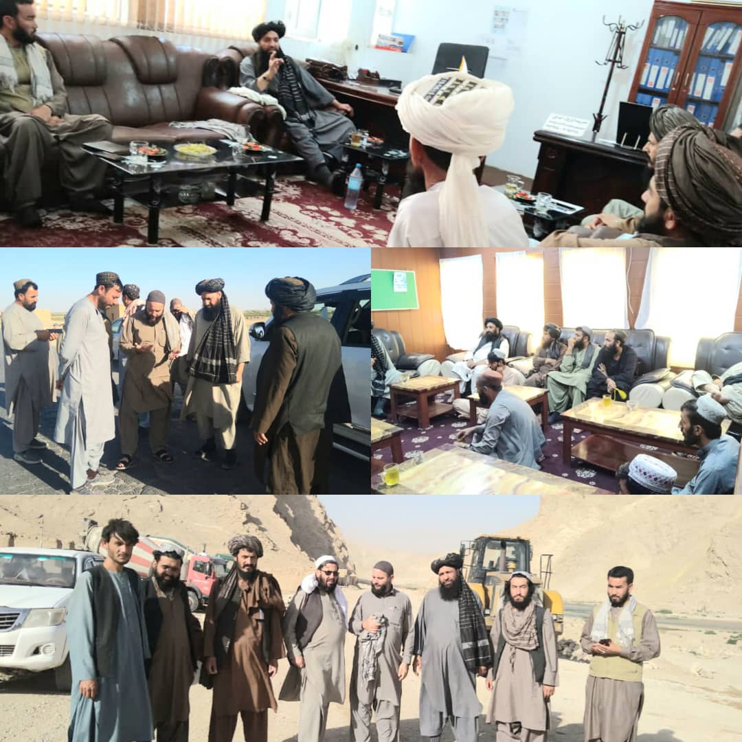 د سړکونو د ساتنې او څارنې معین جنوب غربي ولایتونو ته د سفر په لړ کې له بېلابېلو حفظ او مراقبتي پروژو څخه لیدنه وکړه