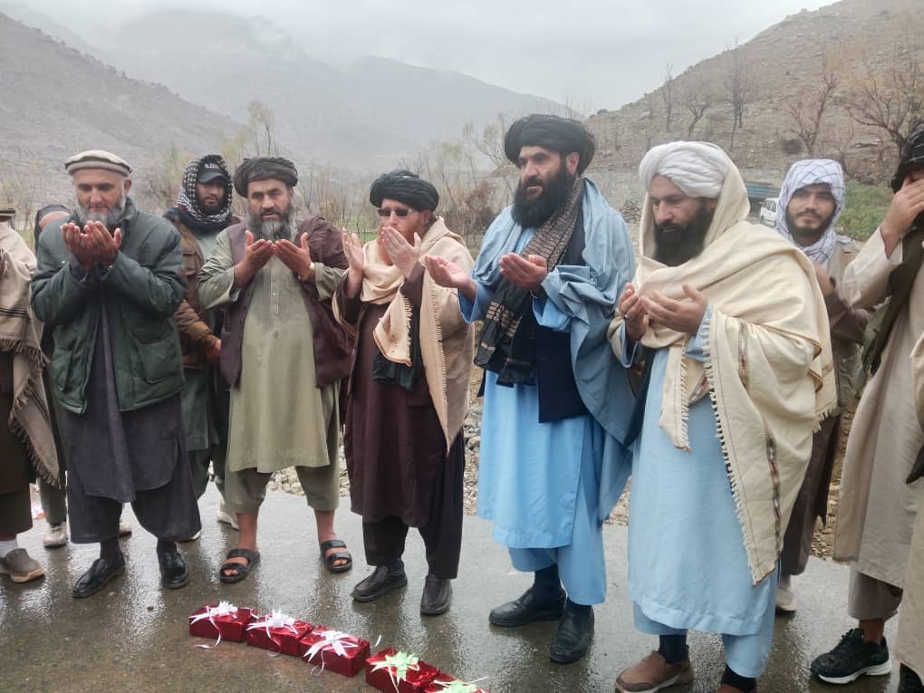 په لغمان ولایت کې د شمشه خېلو پله رغنیزې چارې د ۳ میلیونه افغانیو په ارزښت پیل شوې