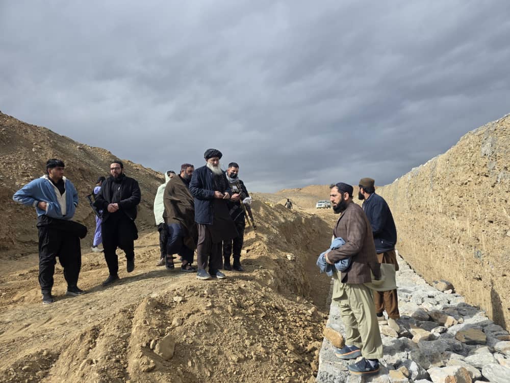 د کابل – جلال آباد لویې لارې د دویم لین سړک له رغنیزو چارو څخه د ټولګټو وزارت د محترم وزیر لیدنه