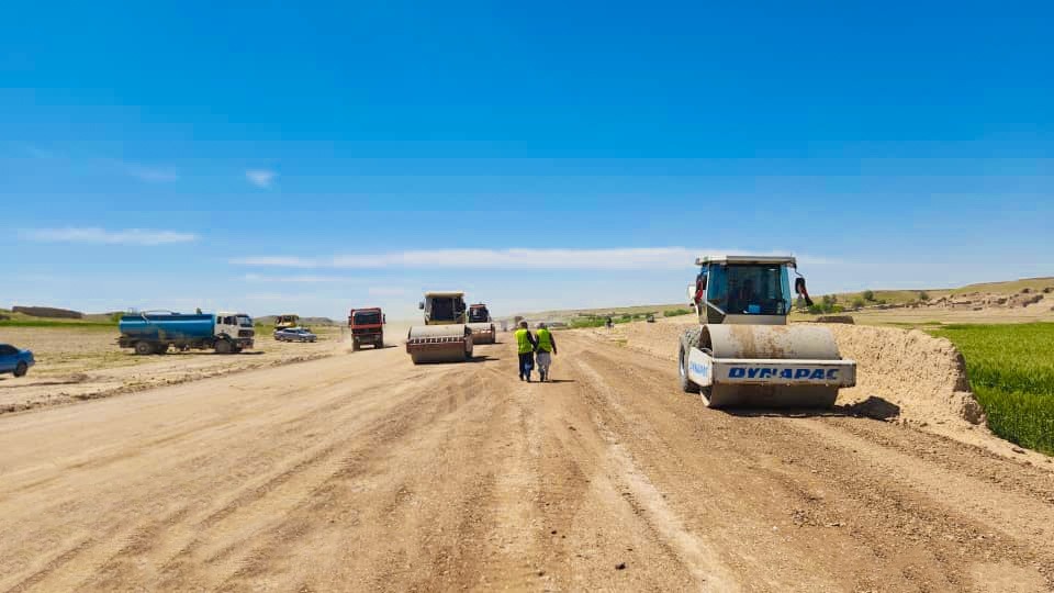په هلمند ولایت کې د ګرشک – موسی‌قلعه مسیر د دویمې برخې ۲۶.۵ کیلومتره سړک د اساسي رغونې چارې روانې دي